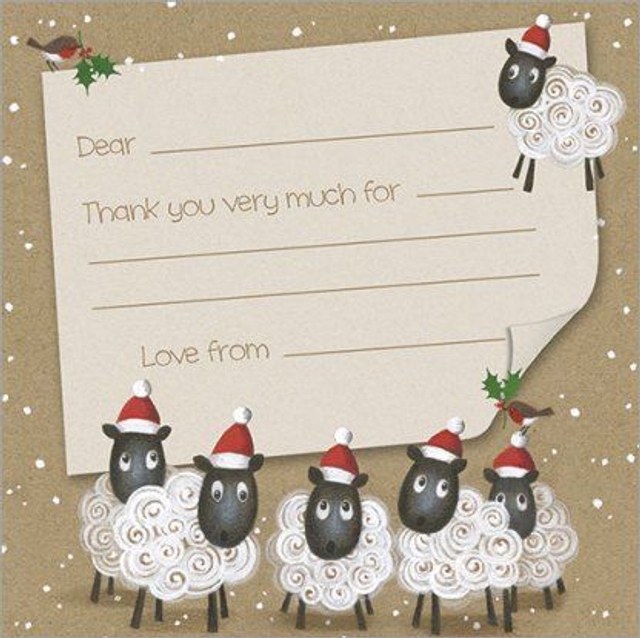 Christmas Thank You Notecards