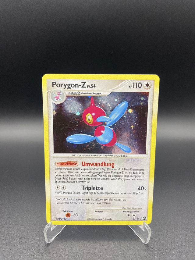 Porygon-Z LV.54 (6/106) Epische Begegnungen - Good - DE - Holo Rare - Swirl