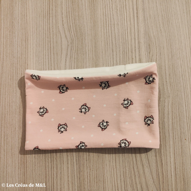 Snood Aristochats &amp; Polaire Blanche (Enfant)