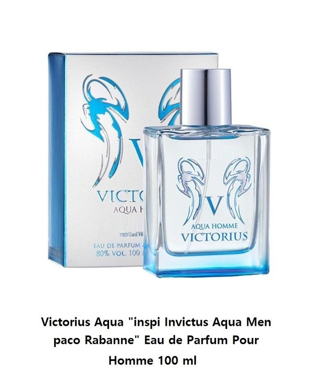 Victorius Aqua "inspi Invictus Aqua Men paco Rabanne" Eau de Parfum Homme 100 ml