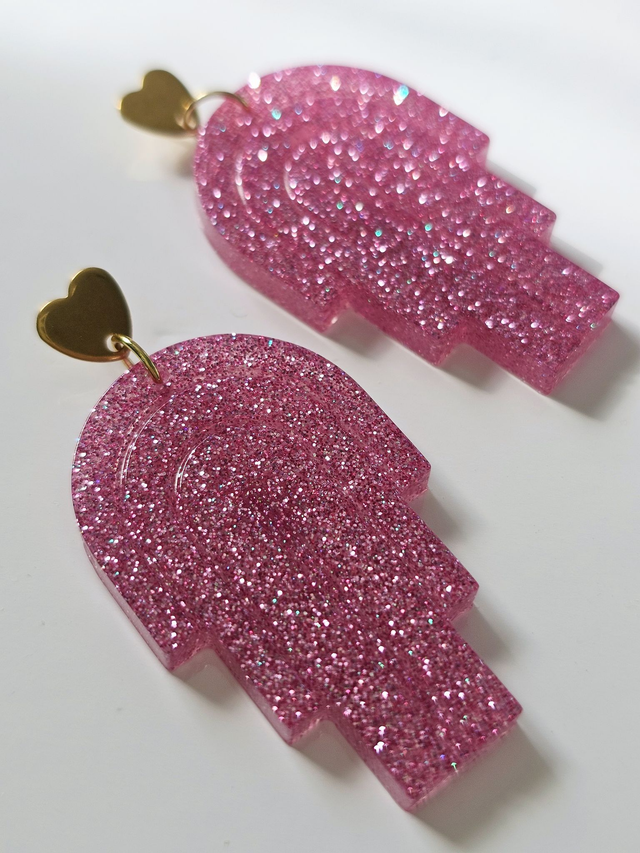 MIAMI rose pailleté 