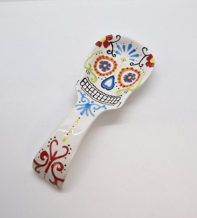 Day of the dead spoon rest 