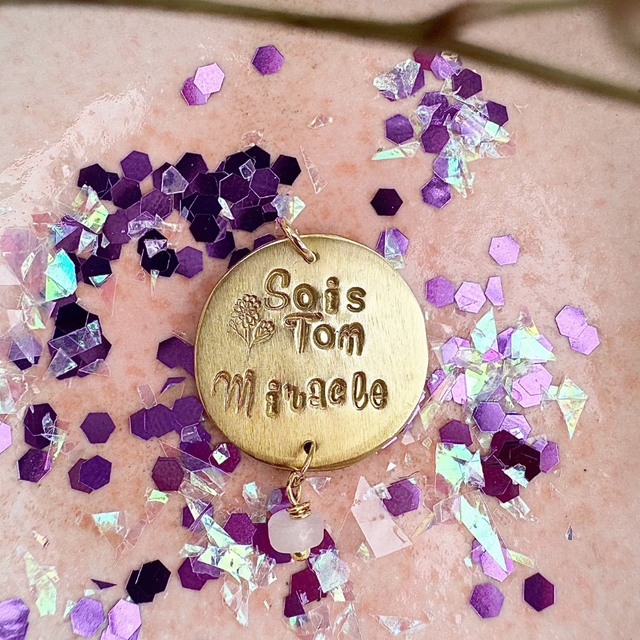 Médaille "Sois ton miracle"