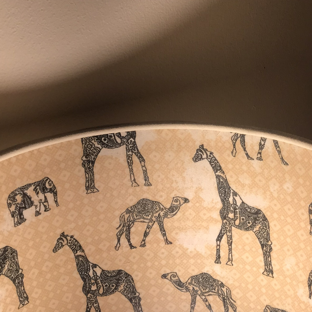 Dotty for love animal double sided lampshade