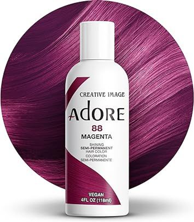 Adore Shining Semi Permanent Hair Colour 118ML (88 MAGENTA )