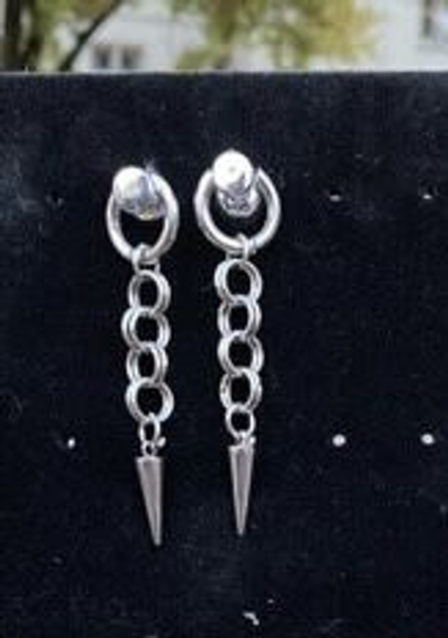 1616009 Ohrringe Edelstahl klein (stainless steel)