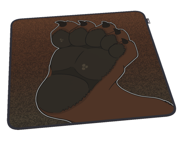 Mousepad: bear paw