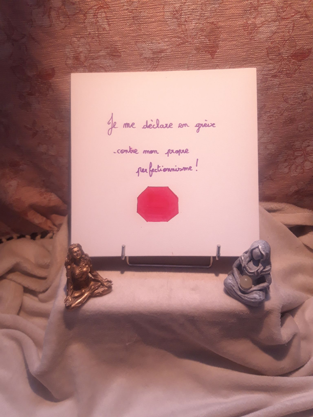 Toile "Perfectionnisme"