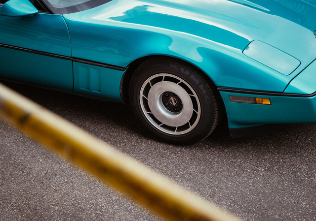 Poster "Corvette Turquoise"