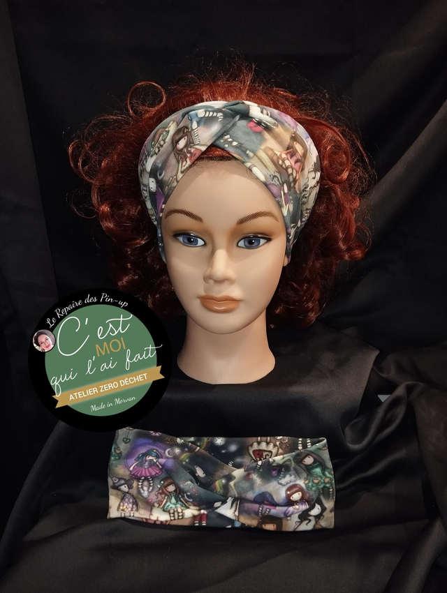 Bandeau Cheveux Croisé Modèle Santoro