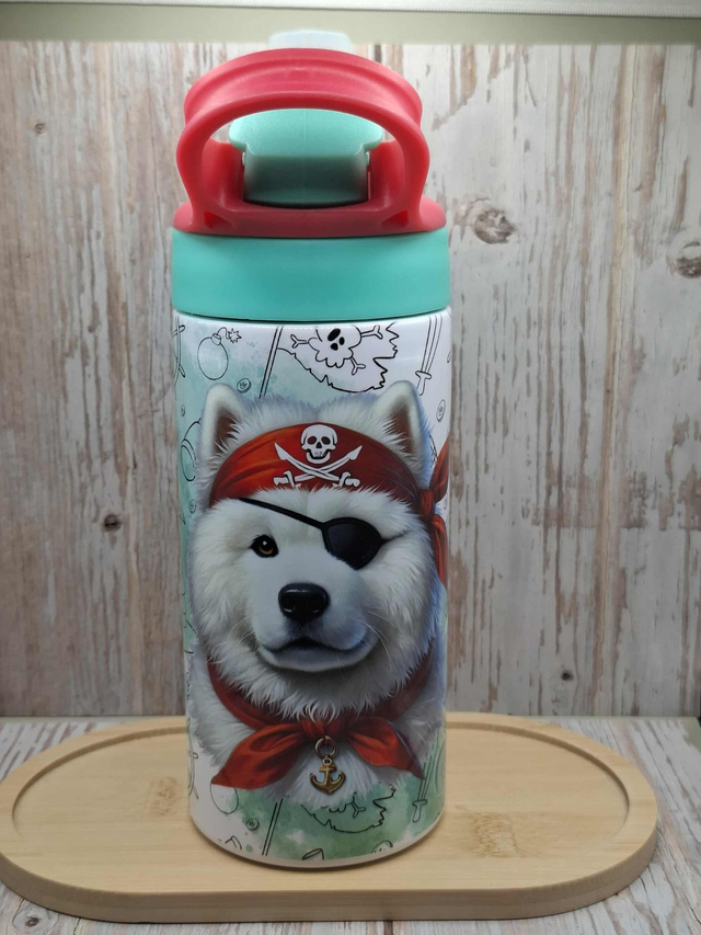 Gourde 350 ml samoyède pirate