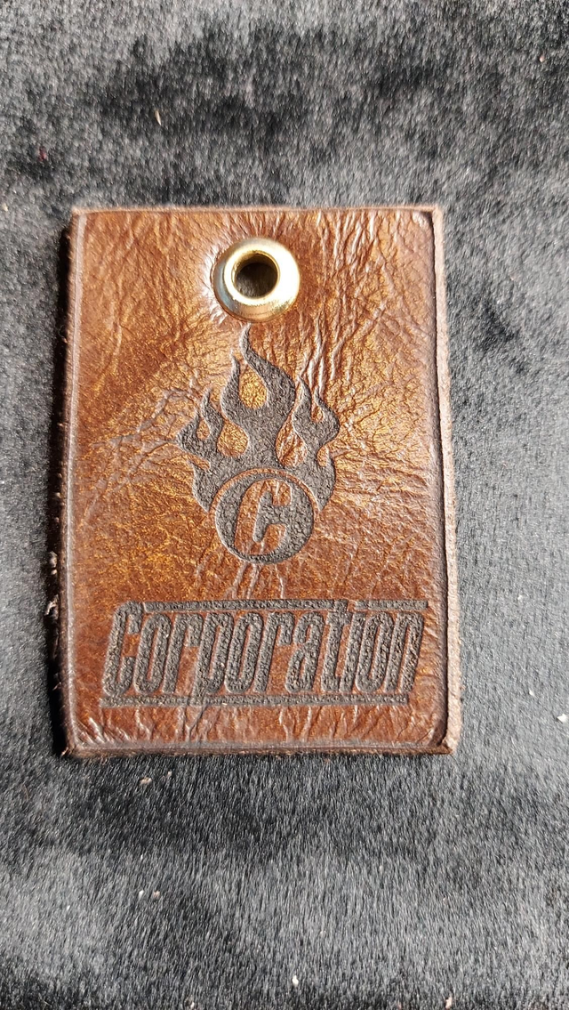 016 / 100 2nd Limited Edition Genuine CORP SOFA Leather Keyring