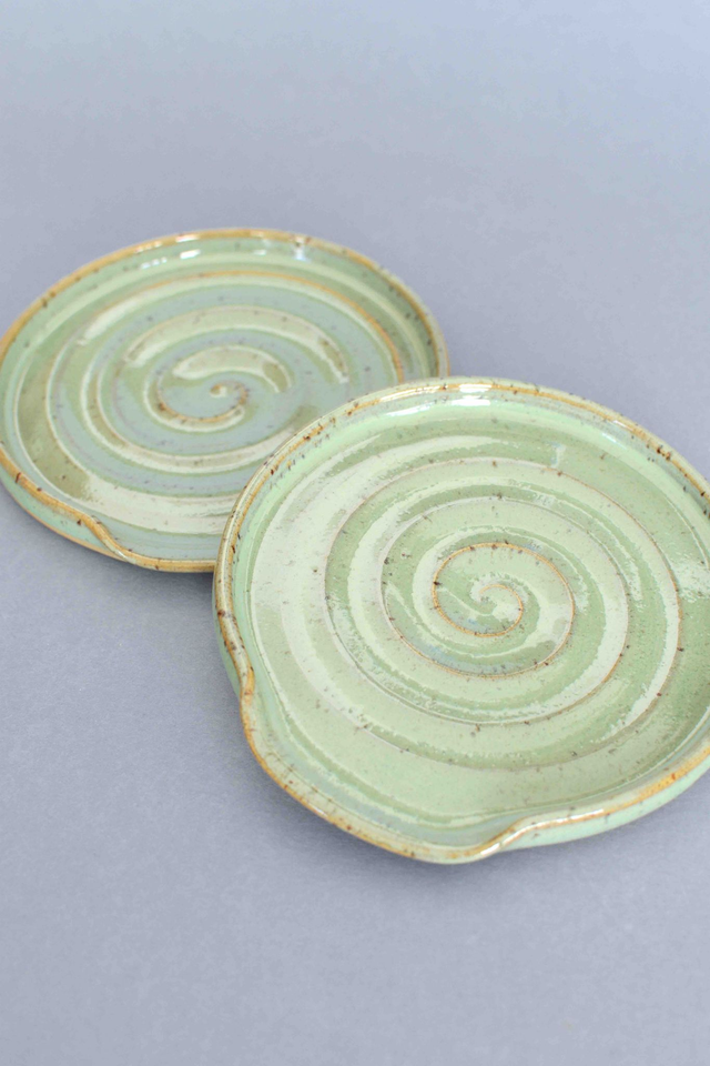 Spoon Rest - Speckled Green