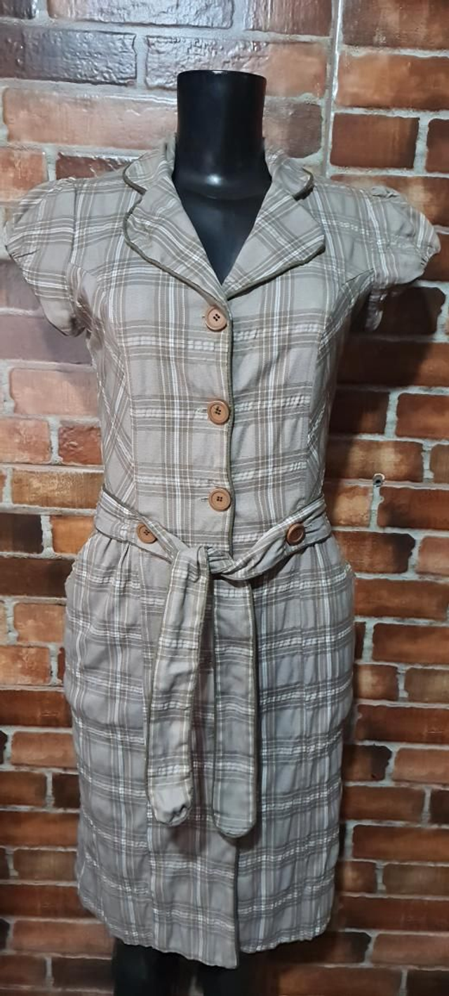 Vestido Quadriculado T/38