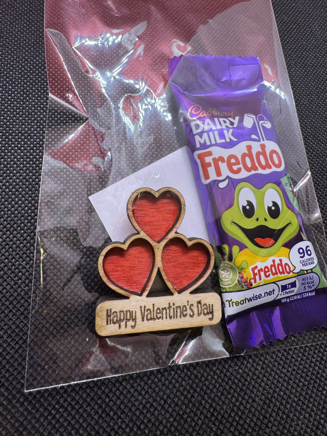 Happy Valentine's Day Brooch