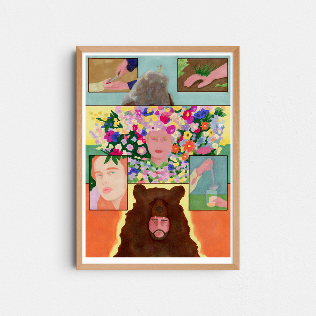 Midsommar (impression Fine Art Giclée format A4)