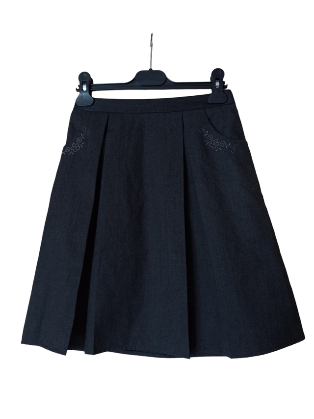 Jupe plissée brodée 10/11 ans (Nutmeg)