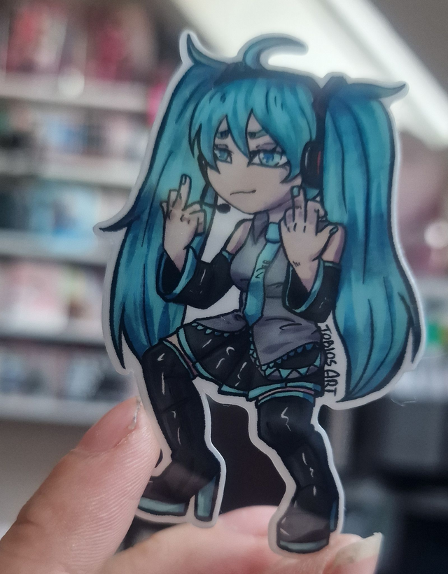 Vocaloid Hatsune Miku Vinyl Sticker