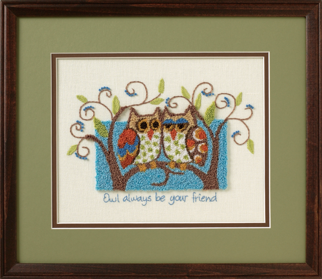 Punch Needle Kit: Owl Always Be Your Friend by Dimensions 