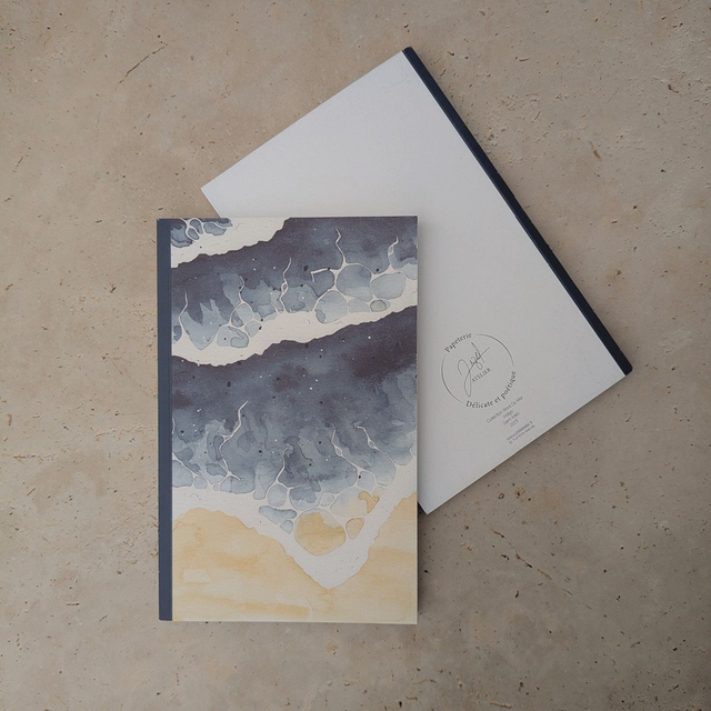 Carnet A5 - Bord De Mer - Indigo