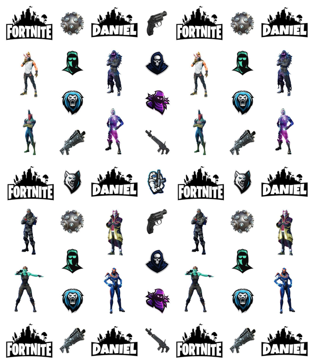 Fortnite Dark Boys Gift Wrap Wrapping Paper