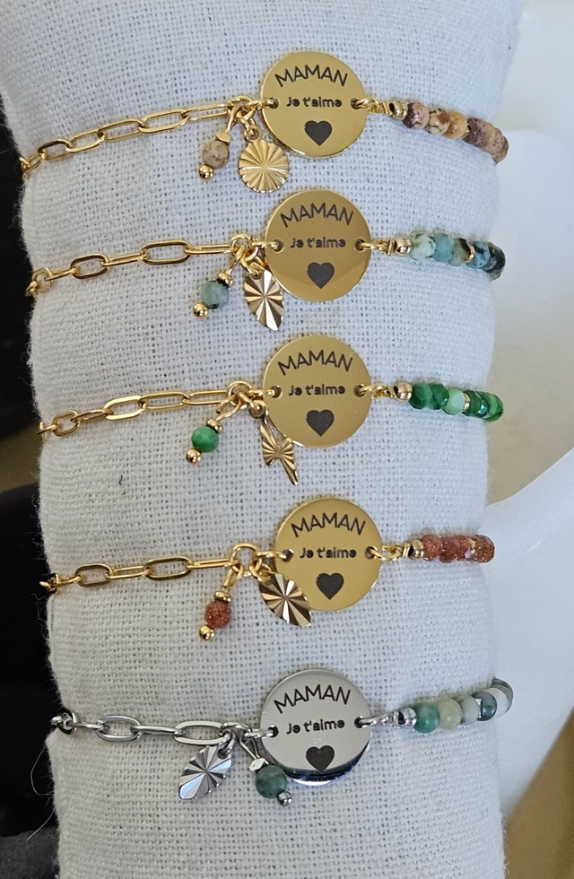 Bracelet &quot;maman je t&#039;aime &quot;