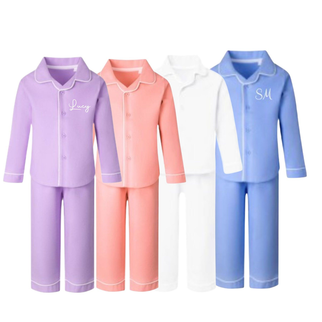 Classic PJ's can be personalised