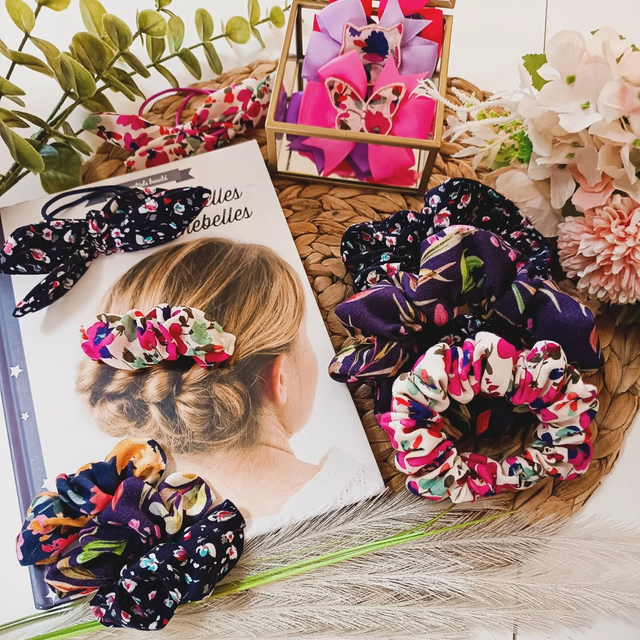 Chouchous Cheveux, pinces , accessoire cheveux " Collection femme "