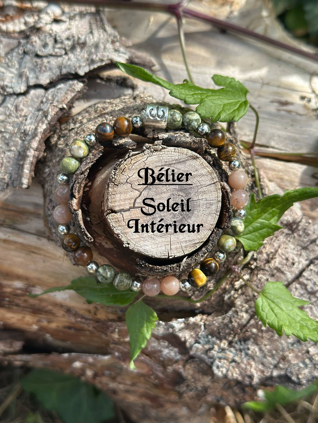 *Bracelet Astro* Bélier – « Flamme de Courage »