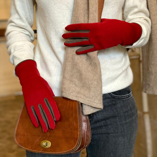 LE TISSIER Rouge / Taupe