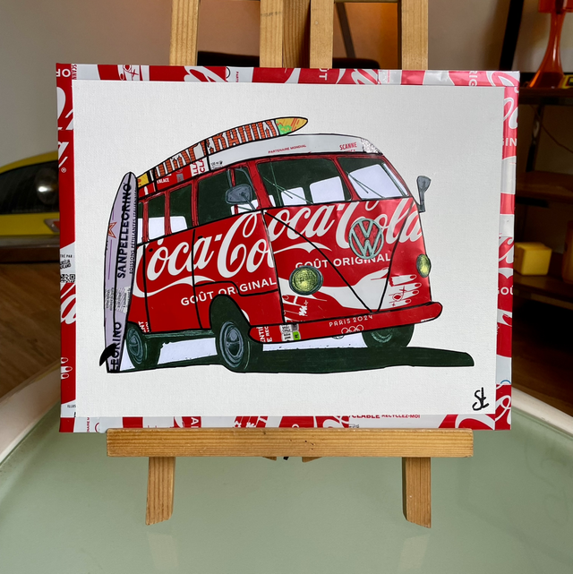 Tableau combi van vintage 