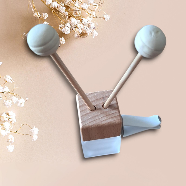 Diffuseur givré parfum véhicule Fleur de coton 