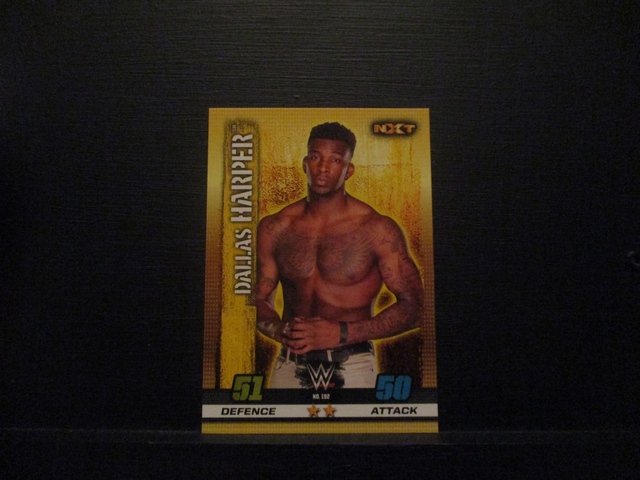 Dallas Harper - NXT Slam Attax 10th Edition Original Trading Card #192