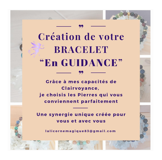 Bracelet &quot;En GUIDANCE&quot; en 6 mm