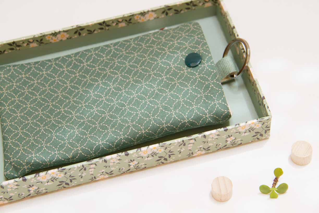 Funda para gafas Green Sashiko