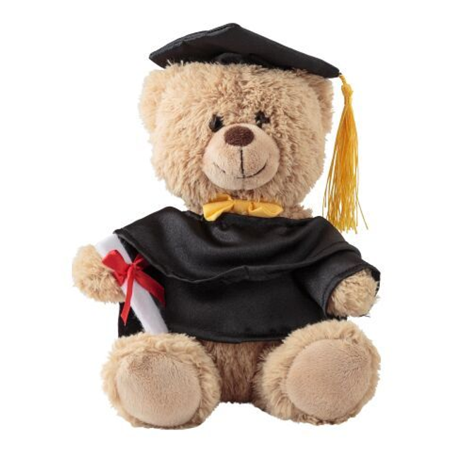 Plush graduation bear Magnus
