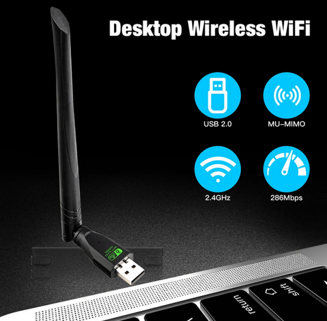 Adaptador USB WiFi 6 FENVI AX286 – 2.4GHz