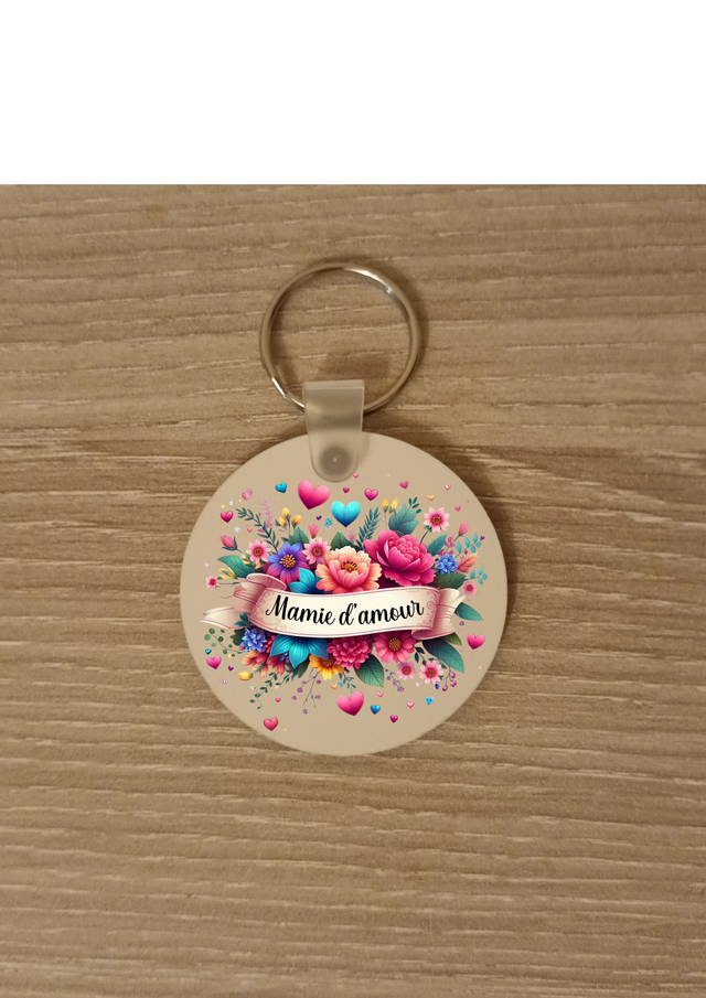 Porte clé mamie d&#039;amour 