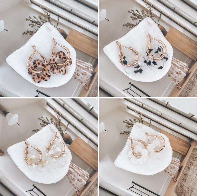 Bougie Fleur Résine 