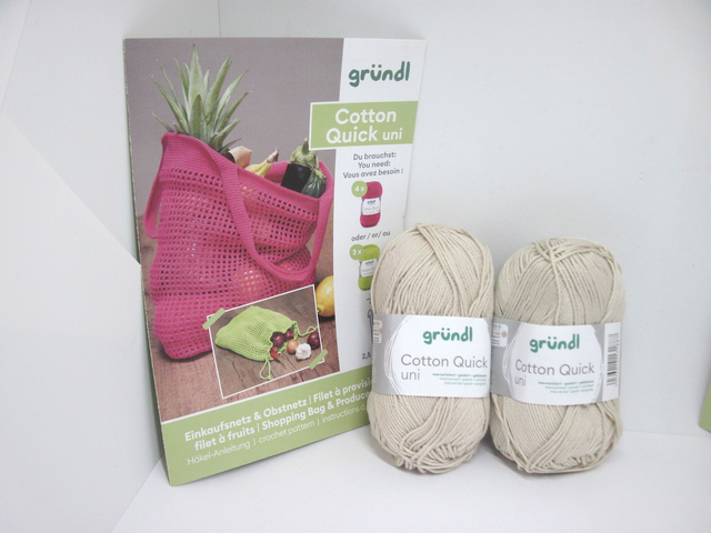 Kit  filet à provisions 100% coton 