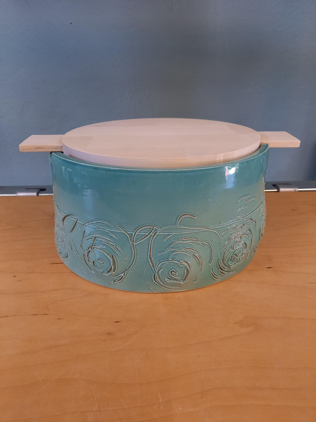 Wilde Rose wassergrün (BD25625A)