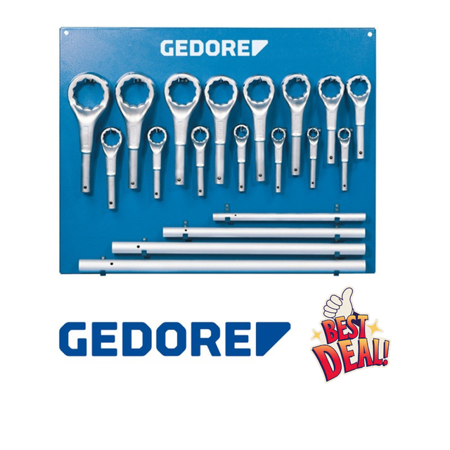  Zugringschlüssel-Satz 19-teilig 24-85 mm 2 ATM