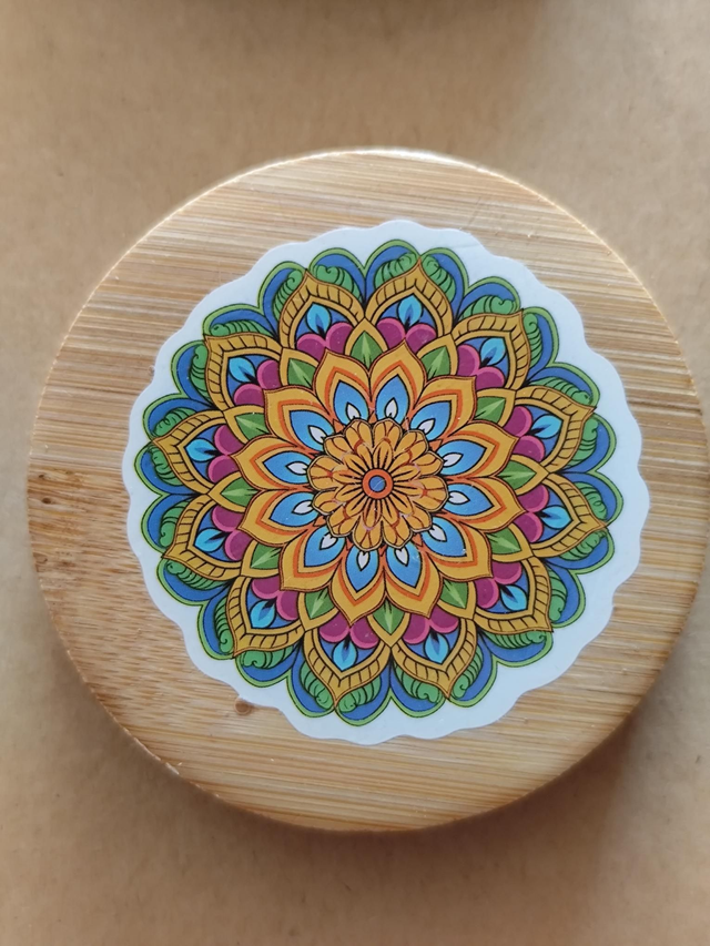 Décapsuleur mandala magnétique frigo