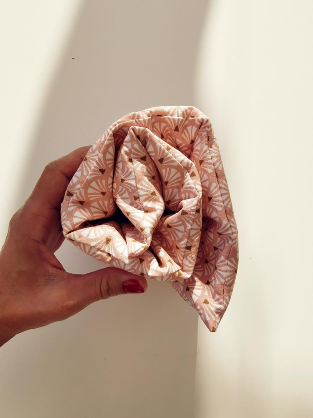 Bouillotte MADELEINE éventail rose