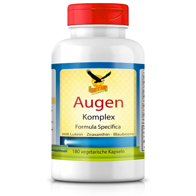 Get UP - Augen Komplex, 180 vegetarische Kapseln