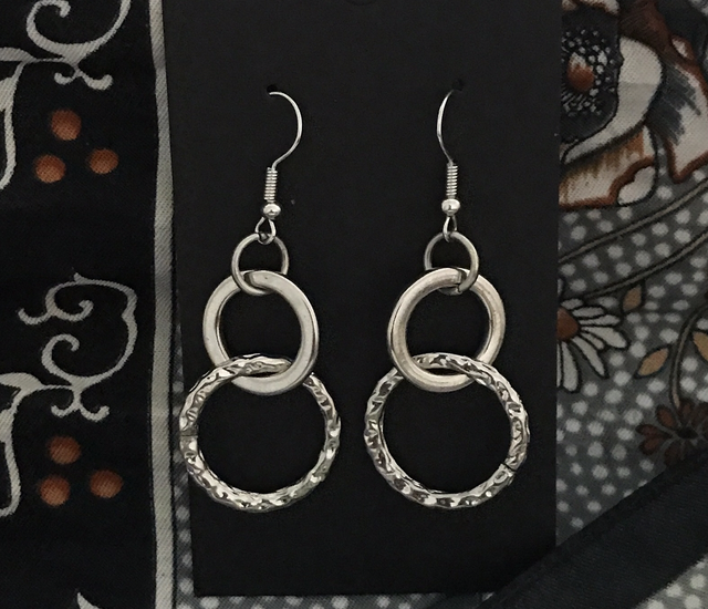 Silver Dangling Earrings - SDE172