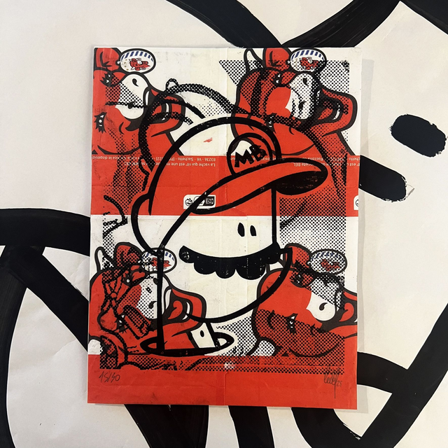 Xylo MARIO La vache qui rit 18x24 cm sans cadre