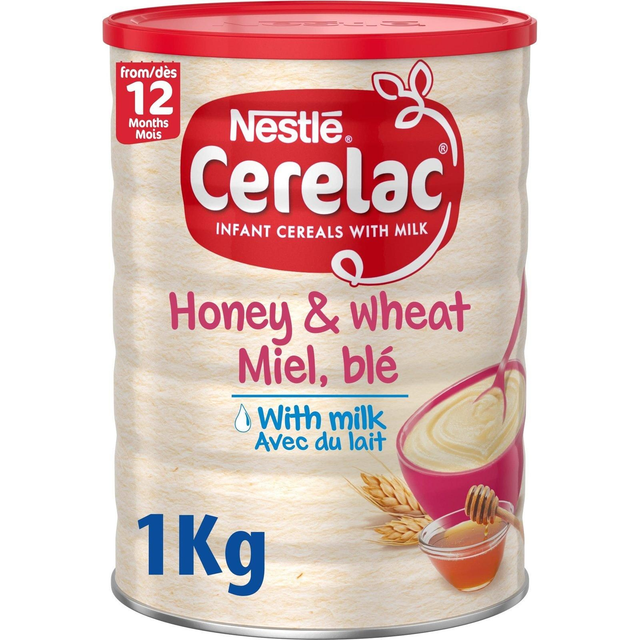 Cerelac Nestle Infant Cereals With Milk Honey &amp; Wheat 1kg