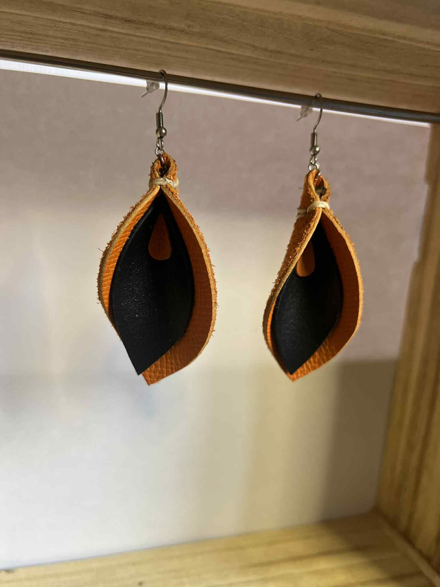 Boucles d'oreilles Spathiphyllum