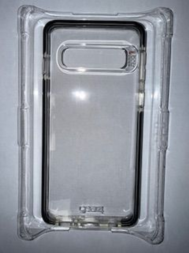 samsung galaxy s10 coque transparente à contour noir